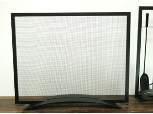 Black Fireplace Screen