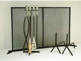 Forged Steel Fireplace Tool Set