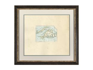 Vintage Martha's Vineyard Map 25.5W x 23.5H