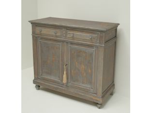 Lavender Gray Antique French Sideboard