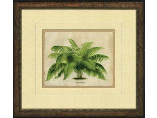 Small Crackled Horizontal Palm I 17.5W x 15.5H