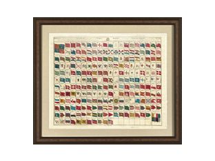Naval Flags of the World 38W x 32.5H