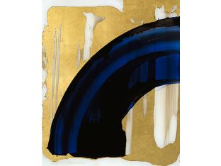 Indigo Curve Study I  40W X 48H
