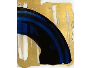 Indigo Curve Study II  40W X 48H