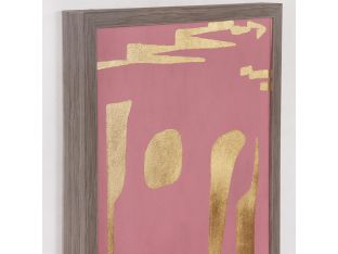 Blush Gilt Composition 2 19.5W x 27.5H