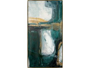 Bloquer Green, Blue, Gold I 32W x 62H