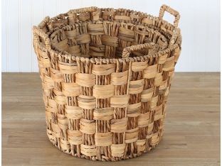 Set Of 3 Woven Accent Baskets