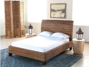 Woven Grass Queen Bed