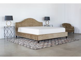 King Bed in Rome Pecan 