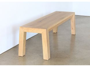 Light Oak Dining Bench 