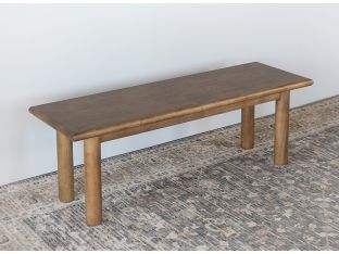 Toasted Natural Oak Dining Bench 