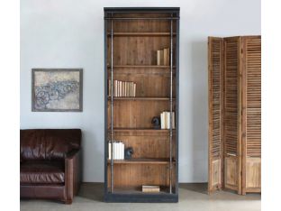 Reclaimed Pine Library Bookcase