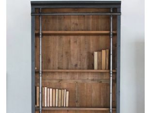 Reclaimed Pine Library Bookcase