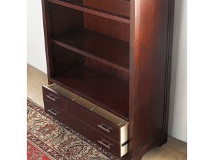 Mocha Transitional Bookcase