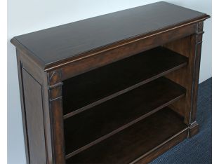 Mahogany Bookshelf With Two Adjustable Shelves