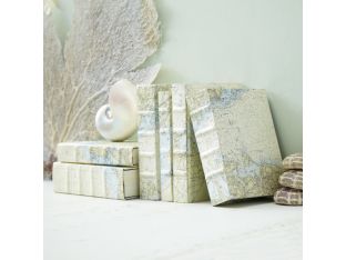 Nautical Charts Book - Cleared Décor