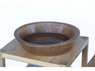 Found Reclaimed Wood Bowl
