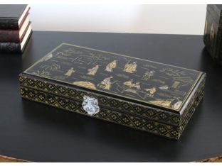 Chinese Wooden Document Box