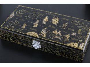 Chinese Wooden Document Box