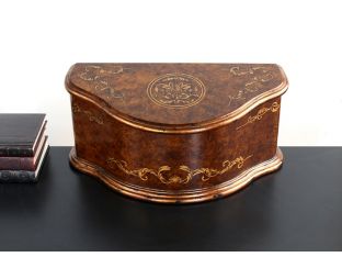 Polished Burlwood Keepsake Box