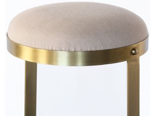Antique Brass Ring Bar Stool