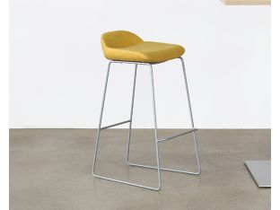 Mid-Century Style Mustard Yellow Barstool