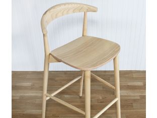 Blonde Ash Bar Stool