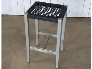 Grey Teak Outdoor Bar Stool