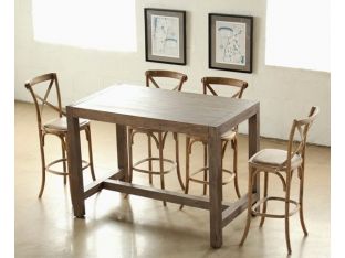 Ash Wood Bar Table
