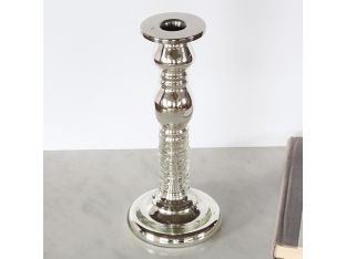 Mercury Glass Candlestick