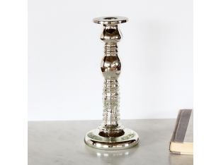 Mercury Glass Candlestick