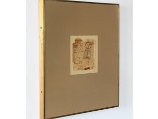Framed Tantric Diagram, Indian School, 18th Century 16.5W x 18H