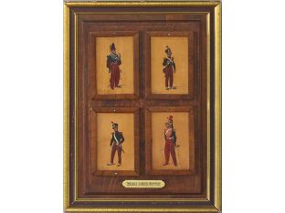 Soldiers, 19th Century Oil Painting 17W x 23H