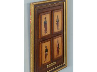 Soldiers, 19th Century Oil Painting 17W x 23H