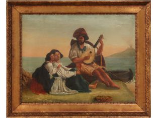 A Neapolitan Fisherman and His Family 28.5W x 24H - Cleared Art