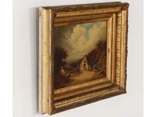 Landscape with Cottage Exterior 19.5W x 15.5H - Cleared Art