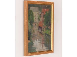 Hudson River School Waterfall Landscape 8W x 10H - Cleared Art
