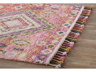 5'6" X 7'6" Multi-Colored Bohemian Style Rug - Cleared