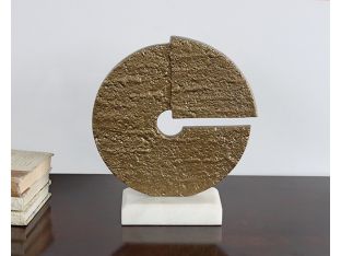 Pitted Cast Aluminum Sculpture No. 1- Cleared