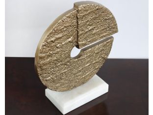 Pitted Cast Aluminum Sculpture No. 1- Cleared