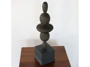 Tall Stacked Rocks Sculpture - Cleared