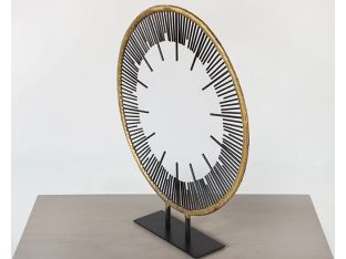 Large Abstract Wheel Sculpture - Cleared