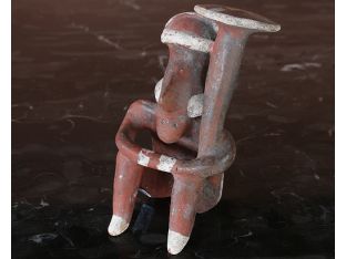 Set Of 2 Pre-Columbian Style Figurines II
