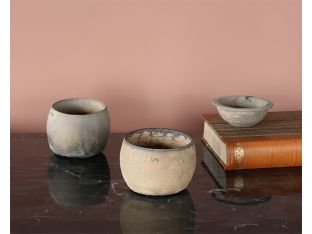 Set Of 3 Han Dynasty Style Urns II