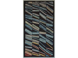 29" X 53" Drafty Black/Multi Wall Art - Cleared