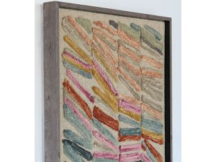 28" X 52" Gambit Beige/Multi Wall Art - Cleared