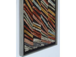 29" X 53" Windblown Black/Multi Wall Art- Cleared