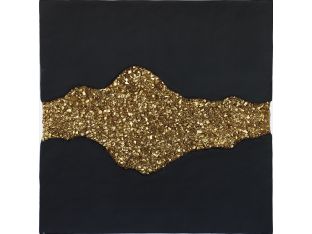Gold Geode Textured Wall Art 39W x 39H