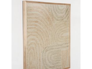 Rock Garden Woven Wall Art 40W X 40H - Cleared