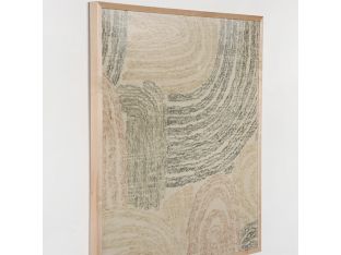River Bed Woven Wall Art 40W X 40H - Cleared Decor